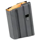 ASC Magazine, 223 Rem, Fits AR-15, 5Rd, Stainless, Black, Orange Follower 5-223-SS-BM-O-ASC - Asc