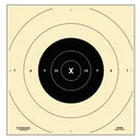 Action Target B-8C(P)100 B-8C 25Yard Replacement Center Bullseye Paper Target 10.50 in x 10.50 in 100 Per Box - Action Target