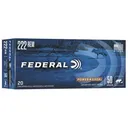 Federal 222A Power-Shok 222Rem 50gr Jacketed Soft Point 20 Per Box/10 Case Centerfire, Rifle Ammunition - Federal