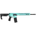 Black Rain Ordnance BROFUSIONTBB Spec15 Fusion 5.56x45mm NATO 30+1 16, Tiffany Blue, 12 M-LOK, MFT EPG16 Grip/Minimalist Stock, Rifle - Black Rain Ordnance