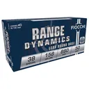 Fiocchi 38C Range Dynamics 38Special 158gr Lead Round Nose 50 Per Box/20 Case Centerfire, Handgun Ammunition - Fiocchi