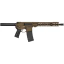 CMMG PE55ADF7AMB Banshee MK4 5.56x45mm NATO 30+1 12.50, Midnight Bronze Rec, Buffer Tube (No Brace), EML11 M-Lok Handgaurd, Zeroed Ambi Controls & Linear Compensator - CMMG