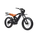 QuietKat Inc LYX-10-ONX-OS Lynx Onyx Black/Orange, Medium 5'6 in to 6', Single Speed 1000W 2 Speed Hub Drive (VP0) Motor, 28mph+ Unrestricted Speed - Quietkat