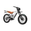 QuietKat Inc LYX-VPO-ALY-OS Lynx Alloy/Orange, Medium 5'6 in to 6', Single Speed 1000W 2 Speed Hub Drive (VP0) Motor, 28mph+ Unrestricted Speed - Quietkat