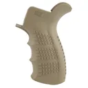 Leapers RBUPG01D, Inc. - UTG UTG PRO, Ambidextrous Grip, Built in Storage Compartment, Fits AR-15, Flat Dark Earth RBUPG01D - Leapers UTG