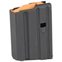 ASC Magazine, 223 Rem, Fits AR-15, 10Rd, Stainless Black, Orange Follower 223-10RD-SS - Asc