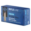 TR&Z PP739F Metric Rifle Rifle Line 7.62x39mm 123 gr Full Metal Jacket 20 Per Box/ 50 Case, Centerfire Rifle Ammo - Prvi Partizan