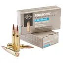 PPU PPS762 Subsonic 7.62x51mmNATO 200gr Full Metal Jacket Boat Tail 20 Per Box/10 Case Centerfire, Rifle Ammunition - Prvi Partizan