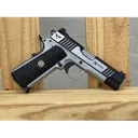 Wilson Combat Experior Commander Pistol XP-COM-45, 45 ACP, 4.25, Fiber Optic, Two-Tone Stainless, 8 Rds - Wilson Combat