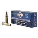 PPU PP76239S Metric Rifle 7.62x39mm 123 gr Soft Point Round Nose (SPRN) 20 Per Box/ 50 Cs - Prvi Partizan