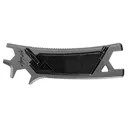 Kershaw SK8TOOLX Kickflip Stonewashed SS 3.25 in Long Silver/Blackwash Coating 3Cr13 Handle - Kershaw