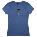 Magpul MAG1124-424-XS Hula Girl CVC Women's Royal Heather Cotton/Polyester/Rayon Short Sleeve XS - Magpul Industries