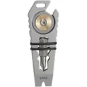 CRKT 9913 Pry Cutter Keychain Tool Silver Stainless Steel 2.61 in Long Features Bottle Opener/Cord Cutter//Hex Wrench & Bit - Columbia River
