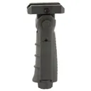 Leapers, Inc. - UTG Model 4 Vertical Foregrip, Fits Picatinny, Ergonomic, Ambidextrous, 5-position Foldable Foregrip, Black RB-FGRP170B - Leapers