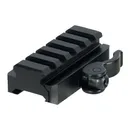 UTG Pro MNTRSQD605 5-Slot QD Riser Lever Mount Adapter Lever Mount Adaptor and Riser Black Anodized - Utg