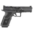 ZEV OZ9-STD-COMBAT-B-B-NS OZ9 Combat 9mm Luger 4.49in 17+1 Black, Black DLC Steel Black Polymer Grip - Zev Technologies