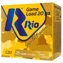 Rio Ammunition RC206 Game Load 20Gauge 2.75 1oz 6Shot 25 Per Box/10 Case, Shotshell Lead Loads - Rio Ammo