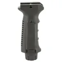 Leapers, Inc. - UTG Vertical Foregrip, Ergonomic Finger Grooves, Ambidextrous, Picatinny, Black Finish RB-FGRP168B - Leapers
