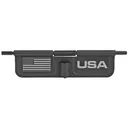 Bastion American Flag BASEPDC-BW-USAFLG, AR-15 Ejection Port Dust Cover, Black/White Finish - Bastion