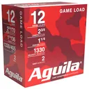 Aguila 1CHB1202 Birdshot High Velocity 12Gauge 2.75 in 1 1/4oz 2Shot 25 Per Box/10 Case, Shotgun Shells - Aguila