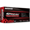 Ammo Inc 9124TMCSTRKRED Streak Visual (RED) 9mm Luger 124gr Total Metal Jacket 20 Per Box/10 Case Centerfire, Handgun Ammunition - Ammo Inc