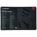 TekMat Cleaning Mat TEK-R17-FN-FV-SVN, Pistol Size, 11 inx17 in, For FN Five Seven, Black TEK-R17-FN-FV-SVN - TekMat