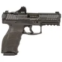 Heckler & Koch 81000879 VP9 LE PI Sports South Exclusive 9mm Luger 17+1/20+1, 4.70 Black Polygonal Rifled Barrel, Exclusive Damascus Cerakote Optic Ready/Serrated Slide, Black Finger Grooved Poly Grips, Features Holosun SCS Red Dot, Pistol - Heckler & Koch