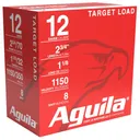 Aguila 1CHB1280 Target Load Competition 12Gauge 2.75 in 1 1/8oz 8Shot 25 Per Box/10 Case, Shotgun Shells - Aguila