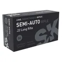SK 420148 Semi-Auto Rilfe 22LR 40gr 50 Per Box/100 Case Rimfire Ammunition - SK