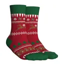 Magpul MAG1372375 Ugly Christmas GingARbread Man L/XLt Multi-Color Polyester/Spandext Crew Sock - Magpul
