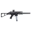 B&T APC9, PRO, Semi-auto, SBR, 9MM, 5.7 in, Black, 30 Rounds, Suppressor Included, Ambidextrous, Front/Rear Flip Sights, Anodized, MBT Stock BT-36046-SC-US-KIT - B&T Firearms