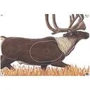 Maple Leaf NFAA Animal Faces Group 1 Caribou NFA-06 - Maple Leaf Press