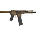 CMMG 46A3E0DMB Banshee MK4 4.6x30mm 40+1 8 Black Nitride Medium Taper Threaded Barrel, EML 7 M-LOK Handguards, Midnight Bronze Cerakote Aluminum Pic Rail Receiver, Midnight Bronze Pistol Tube, CMMG Zeroed Grips, Tactical Pistol - Cmmg
