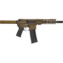 CMMG 22AC40FMB Banshee MK4 22 LR 25+1 9 Black Nitride Medium Taper Threaded Barrel, EML 7 M-LOK Handguards, Midnight Bronze Cerakote Aluminum Pic Rail Receiver, Midnight Bronze Pistol Tube, CMMG Zeroed Grips, Tactical Pistol - Cmmg