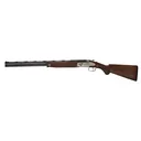 Bettinsoli USA BOLL202822 Overland EELL 20 Gauge 28 in 3 in 2rd, Stainless Engraved Rec, Blued Barrel, Walnut Fixed Comb Stock, Includes 8 Chokes - Bettinsoli