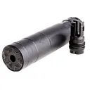 Rugged Suppressors Razor762 TI, 30 Cal (7.62mm), Rated Up To 300 RUM, 6.40 in L Titanium, 5/8 in-24 tpi R3 Flash Hider Included, RZR762TI - Rugged Suppressors