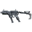 Recover Tactical PIXPBFST01 P-IX+Basic PG9 Fold Stock Metal Front Guard Black, Stock - Recover Tactical