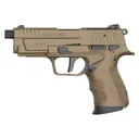 Retay USA RXP22FDE10TH RXP 22 LR 10+1 4 Black Threaded BBL, FDE Cerakote RMR/RMSc Optic Ready/Serr Slide, FDE Cerakote Polymer Frame w/Accessory Rail, Textured Grip,Rimfire Pistols - Retay