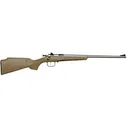 Crickett KSA2243 My First Rifle Gen2 22 S/L/LR Single Shot 16.10 in Stainless Steel Barrel & Receiver, Desert Tan Synthetic Fixed Stock, EZ Loader - Crickett
