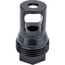Kgm Suppressors A-TMB50-S-3 R50T Taper Muzzle Brake Black Nitride Steel M24x1 Threads,Brakes & Compensators - Kgm