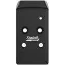 Foxtail Precision 100017 Rear Sight Dovetail Optic Adapter Plate for CZ P10 Black Anodized CZ P10 - Foxtail Precision