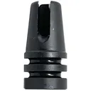 Lead & Steel Llc LSA1FH12X28 M16A1 Style Flash Suppressor 1/2-28 tpi Black 4140 Steel Three Prong - Lead & Steel