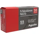 Aguila 1E556155 5.56x45mm NATO 55 gr Full Metal Jacket 450 Per Box/5 Case, Centerfire Rifle Ammo - Aguila