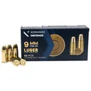 Dickinson BRASS/STL9mm Luger 115gr Full Metal Jacket 50 Per Box/20 Case,Centerfire Handgun Rounds - Dickinson