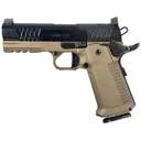 JACOB GREY TWC9EBB TWC9 9mm Luger 17+1 4.25 Black Bull Barrel, Black Optic Ready/Serrated Steel Slide, Battle Brown Aluminum Frame w/Beavertail & Pic Rail, Pistol - Jacob Grey Custom