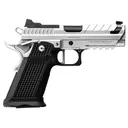 Fusion Firearms XP9BLKC10 XP Pro 9mm Luger 10+1 4 Chrome Fluted/Ported BBL, Black Steel Optic Cut/Serr/Vent Cut Slide, Chrome Steel Frame w/Pic Rail, Black Alum Grip, RMR Footprint,Pistol - Fusion Precision