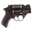 Chiappa CF340216 Rhino 200DS Small Frame 357 Mag 6 Shot, 2 in Black Anodized Steel Barrel, Blued Steel Cylinder, Black Anodized Aluminum Frame, Black Rubber Grip, Concealed Hammer , Revolver - Chiappa Firearms