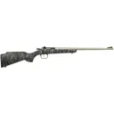 Crickett KSA2444 Gen2 Youth 22 LR 1rd 16.13 Stainless Single Shot BBL, Stainless Rcvr, Black w/White Webbing Fixed Synthetic Stock,Rimfire Rifles - Crickett