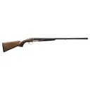 Charles Daly 512 Superior, Side by Side Shotgun, 410 Gauge, 3 in Chamber, 26 in Barrel, Blued Finish, Walnut Stock With Checkered Pattern, Fiber Optic Sight, 2 Rounds, Includes 5 Choke Tubes (Beretta/Benelli)- F,IM,M,IC,C 930.358 - Charles Daly