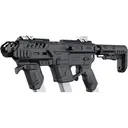 Recover Tactical PIXPMGST01 P-IX+MG PG9 SR20 Metal Front Guard Black, Stock - Recover Tactical
